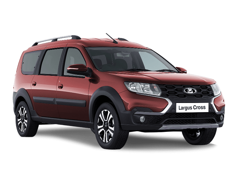 Купить Lada Largus Cross в Сургуте - Красный «Красный сплав» (136) - металлик