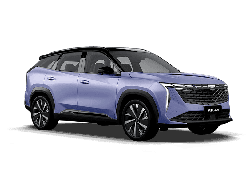 Купить Geely Atlas NEW в Сургуте - Starry Blue / Серо-голубой металлик
